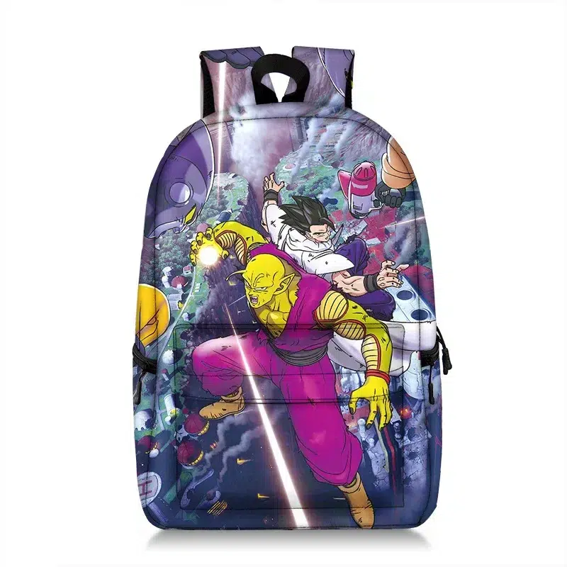 Ryggsäck med Dragon Ball-karaktärer Sac à dos DBZ Scolaire