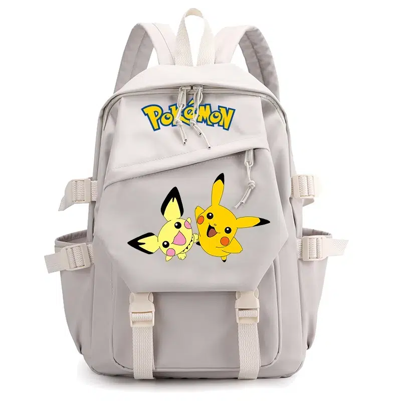 Ryggsäck Pokémon med Pikachu och Pichu Sac d’École Pokémon
