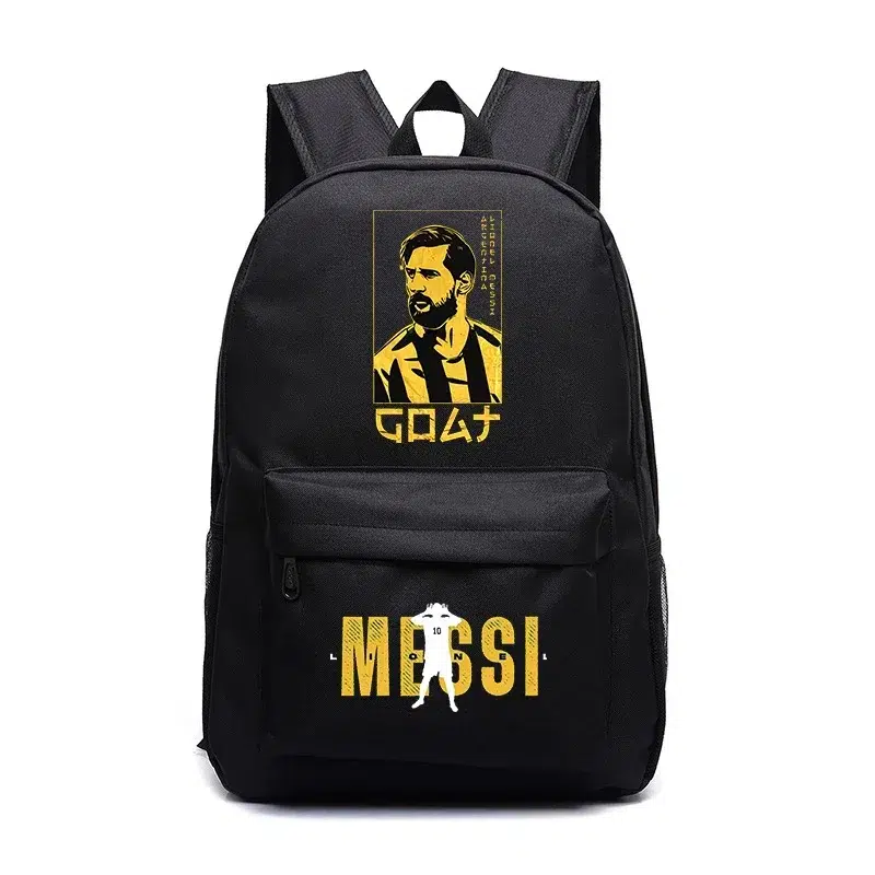 Ryggsäck Svart Sportig Design Messi Cartable Messi Écolier