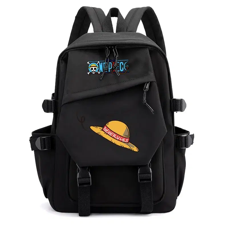 Ryggsäckar One Piece Luffy Design Cartable École Primaire One Piece