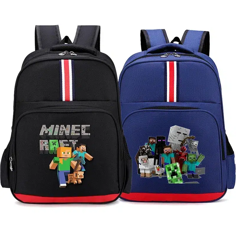 Ryggsäck Minecraft för Barn med Figurer Cartable d’École Minecraft