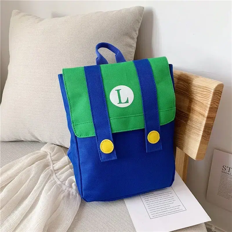 Super Mario Ryggsäck för Barn Cartable Mario pour Garçons