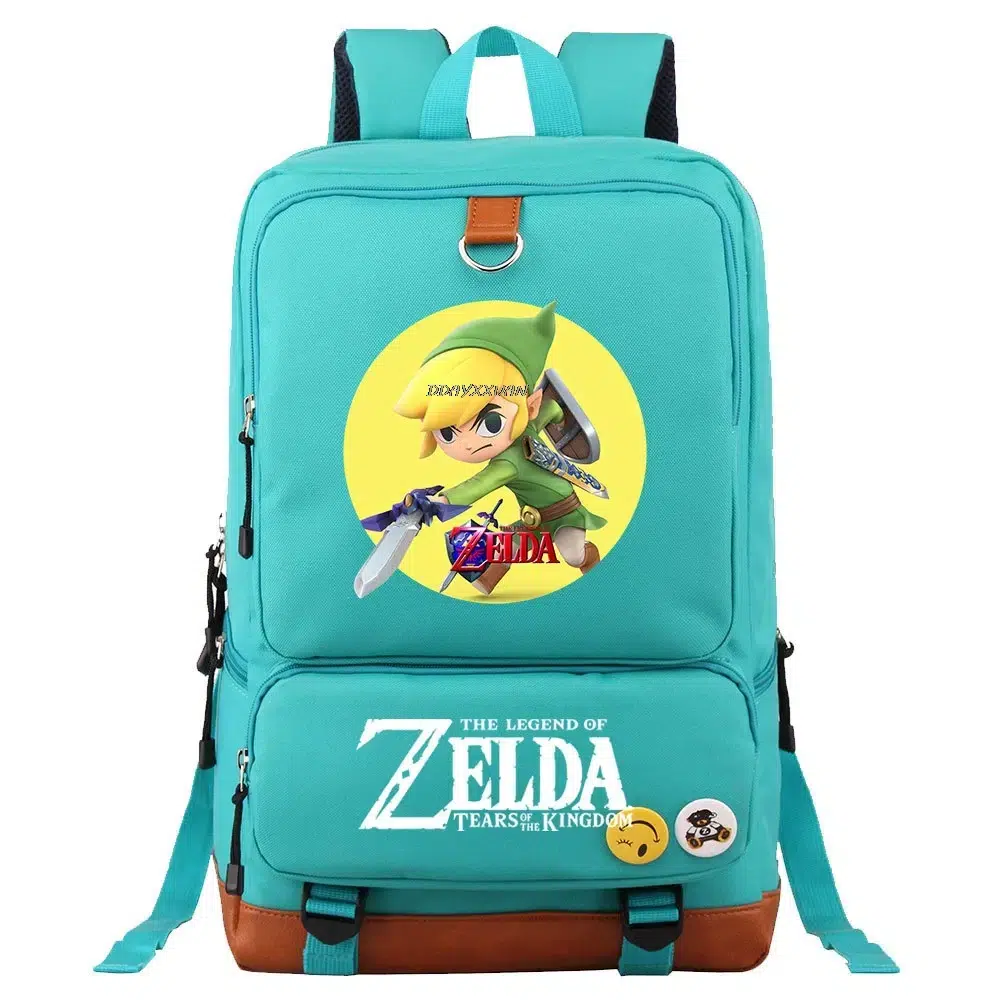 Ryggsäck Turkos The Legend of Zelda Link Cartable Zelda Moderne