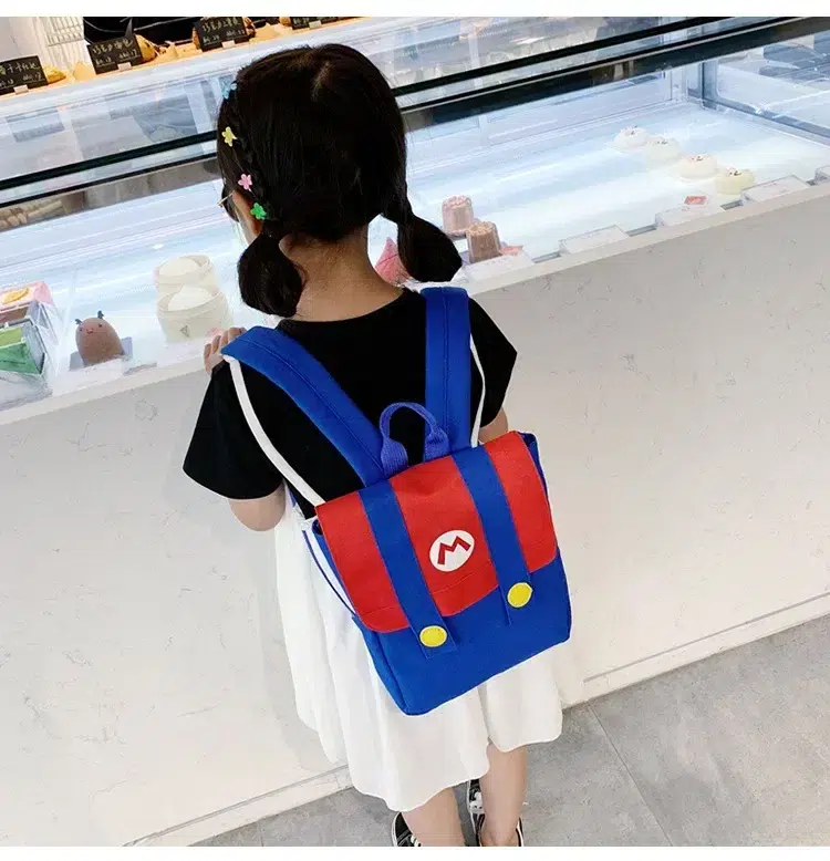 Super Mario Ryggsäck för Barn Cartable Mario pour Garçons