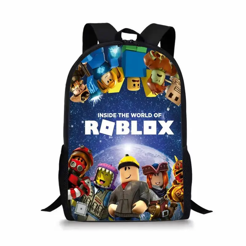 Ryggsäck med Roblox-design och galaxmotiv Cartable Roblox pour Garçon